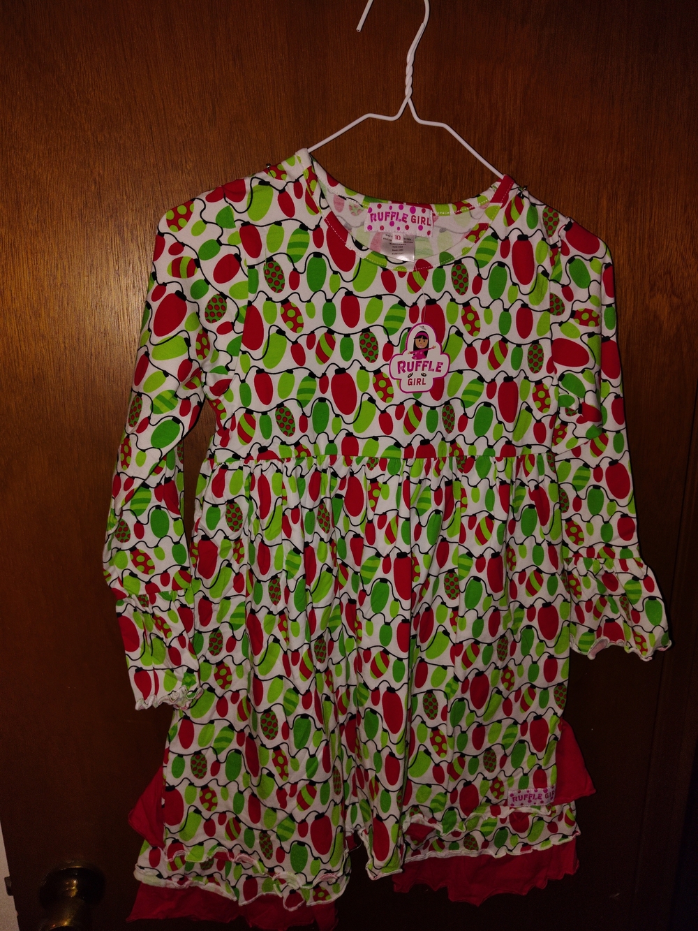 Set Of 4 Set Ruffle Girl Out Fits - Picture 3 of 10
